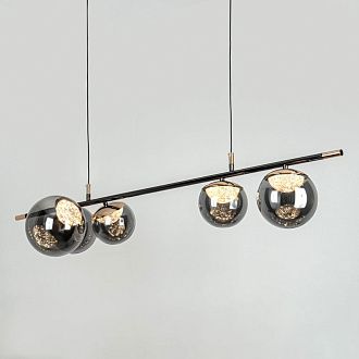 Светильник 120*33*-23 см, *LED*35W, 3000-6000K, Modestyle  MS.2337.1200, Чёрный, Золото
