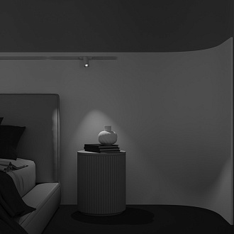 Трековый светильник 4,4*11,5*13,3 см, LED 12W, 4000К, Белый Maytoni Focus LED TR103-1-12W4K-M-W