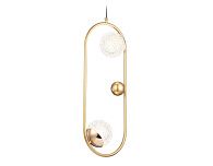 Светильник подвесной 22*11*55*100 см, G9 W, К, золото Ambrella Traditional Crystal TR5431
