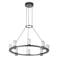 Подвесной светильник *8*200- см, 8*LED*45W, 3000K, Odeon Light Defance 7143/55L, черный