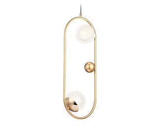 Светильник подвесной 22*11*55*100 см, G9 W, К, золото Ambrella Traditional Crystal TR5431