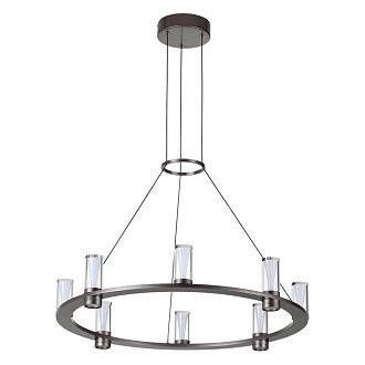 Подвесной светильник *8*200- см, 8*LED*45W, 3000K, Odeon Light Defance 7143/55L, черный