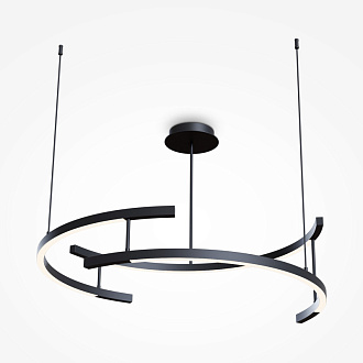 Люстра на штанге 83*83*85 см, LED, 3000К-4000К, Maytoni LINE  MOD016PL-L52BK черный