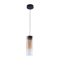 Подвесной светильник 10 см, 8W, 3000K, Arte Lamp LANTERNA A3606SP-8BK, черный