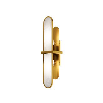 Бра 12,5*11,5*55 см, 2*E14, Maytoni MARMO MOD099WL-02G латунный
