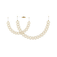 Подвесной светильник 208,6*35*94*184 см, LED*107W, 3000 К, Golden Cage MOD216PL-L55G3K Maytoni, Золото