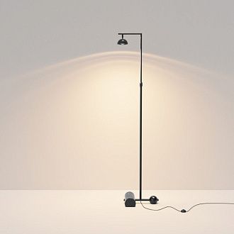 Торшер 30*24*215 см, LED*13W, 3000K, Maytoni Pikant MOD372FL-L10BS3K, латунный