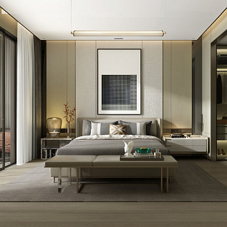 Светильник 136 см, 33W, 4000K, Favourite Ligero 4190-1P, золото