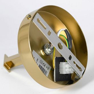Бра настенное 20 см, Lussole HESPERIA LSP-8833 блестящее золото