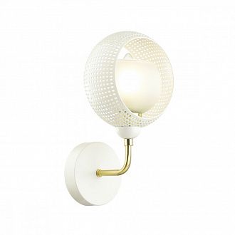 Настенное бра Lumion Noelle 4531/1W, белый-матовое золото