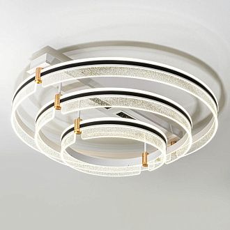 Потолочный светильник *80*25- см, *LED*265W, 3000-6000K, MODELIGHT  MDL.1059.830CL WH, Черный, Золото, Белый