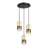 Подвесной светильник *37*35-150 см, 3*E27*28W, Lussole Grimes LSP-8969, черный