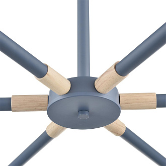 Люстра потолочная 80*51 см, 6*E27 Lumion ROSALINA 8098/6C синий