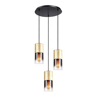 Подвесной светильник *37*35-150 см, 3*E27*28W, Lussole Grimes LSP-8969, черный