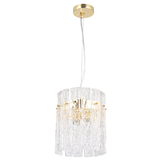 Светильник подвесной 20*25 см, 2*E14*40W Золото Crystal Lux OVIEDO SP2