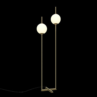 Торшер 44*18*150 см, LED*12W, 3000 К, The Sixth Sense Z020FL-L12BS3K Maytoni, Латунь