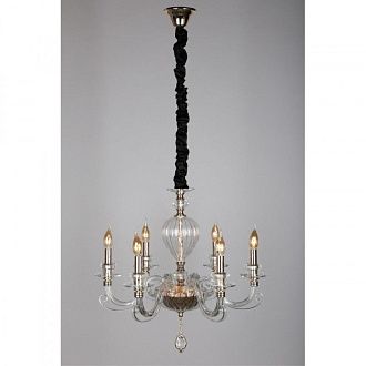 Подвесная люстра 60*80-145 см, 6*E14, 40W, Aployt Daniele APL.701.03.06, золотой