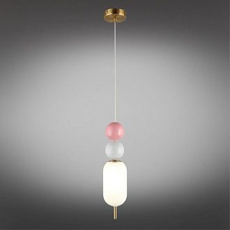 Детский светильник 10*50-150 см, 1*G9, 5W, Aployt ROSABELLA APL.320.06.01, латунный