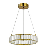 Люстра Ø400 x H1200, мм, 20W 4000K, BRASS(Латунь) NewRgy D2107-DW-40 BRASS