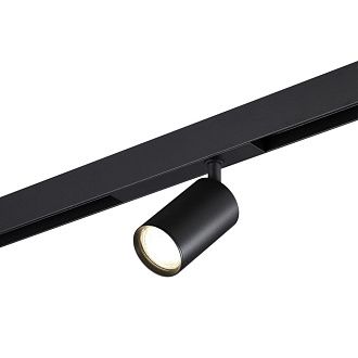 Трековый светильник 18*5,5*10 см, 1*GU10*50W, K, Novotech VECTOR PORT 359965, черный
