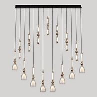 Подвесной светильник 118 см, 45W, 3000K, Lussole Veil LSP-7498, черный