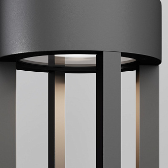 Садово-парковый светильник 9*60 см, LED, 9W, 3000К, Maytoni Vint O458FL-L9GF3K серый