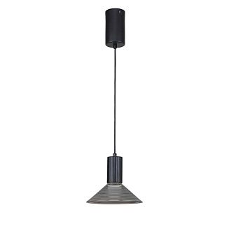 Подвес 18*40-148 см, 1*LED, 6W, 3000K, F-Promo Feris 4622-1P, черный матовый