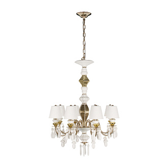 Светильник *62 см, 8*E14*40W, Loft It 10203/8 White Grace, Белый, золото