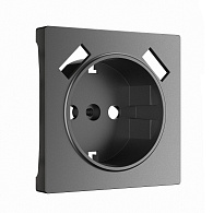 W1179564 Накладка для розетки USB , графит матовый Werkel, 4690389194450