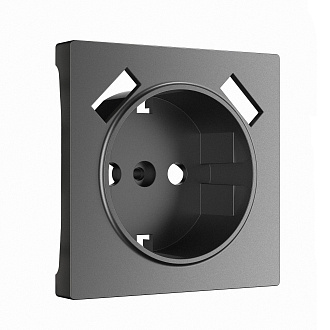 W1179564 Накладка для розетки USB , графит матовый Werkel, 4690389194450