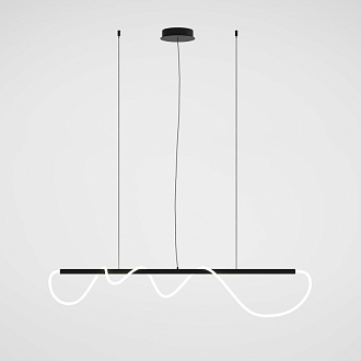 Подвесной светильник 18*140 см, LED 43W, 3000К, Черный Maytoni Tau MOD146PL-L30B3K
