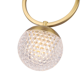 Светильник 10 см, Crystal Lux CAROLINA SP1 V1 BRASS, латунь