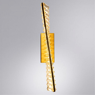 Бра светодиодное 50*12*8 см,10W Divinare Millie латунь 1136/17 AP-10
