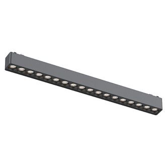 Трековый магнитный светильник 34 см, 18W, 3000-6000K, Aployt Magnetic track 48 APL.0100.01.18, черный