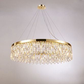Люстра Ø1000 x H220 (1200), мм, 18*40W (720W), H GOLD (Золото) NewRgy F6-ф1000*H220(1200) H GOLD