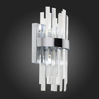 Светильник настенный ST-Luce SL1160.101.04 Хром/Хром, Прозрачный G9 4*3W