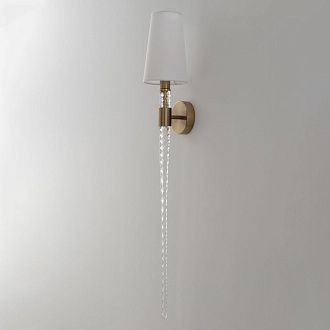 Бра 88 см, Crystal Lux LUMINOUS AP1 BRASS, латунь