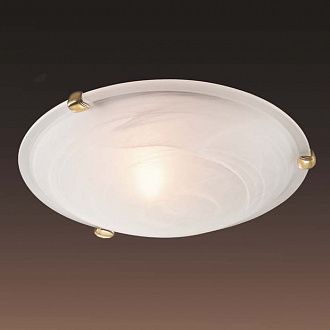 Светильник настенно-потолочный Сонекс DUNA 153/K диаметр 30 см, золото, белый