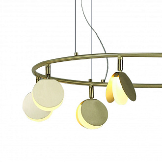 Подвесной светильник *66*200 см, LED *  40W, 3000К Mantra Shell 7261, золотой