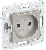 SKANDY Розетка без з/к с з/ш 10А SK-R01Sh шамп. IEK, SK-R13-10-K37