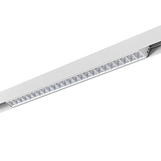 Трековый светильник 49 см для низковольного шинопровода Novotech Flum 358419, LED, 4000K, черный
