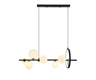 Светильник 90*28*15 см, 7*G9 + Led 17W 4000K Kink Light Iona 07608-7A,19(01), черный