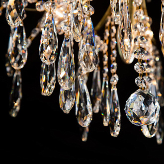 Подвесная люстра Citilux Селена CL302163, диаметр 50 см, бронза