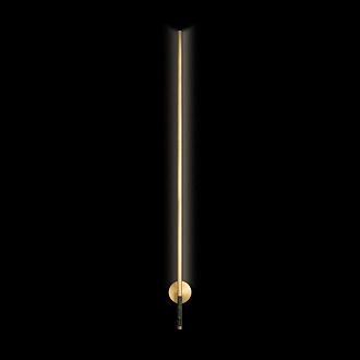 Бра 123 см 1*LED*17W, 3000К Loft It 10150/1230 Green Handle, Золото, зеленый