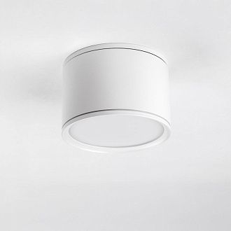 Спот *10*-6,4 см, *LED*12W, 3000/4000/6000K, Lightstar Acuto 215856, белый, вр 8,8 см