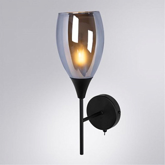 Бра 18*12*38 cм, 1*E14*40W Arte Lamp Barry A7951AP-1BK черный