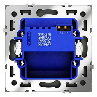 Подсветка светодиодная встраиваемая Voltum S70, черный матовый пластик Soft touch VLS070608