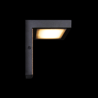 Уличный светильник *15 см, 1*LED*5W, 3000К Loft It 100001W Oak, Черный, золото