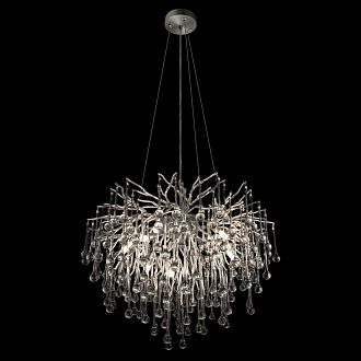 Люстра *60*45 см, 10*G9*5W, Loft It Drops 10376/600, Серебро