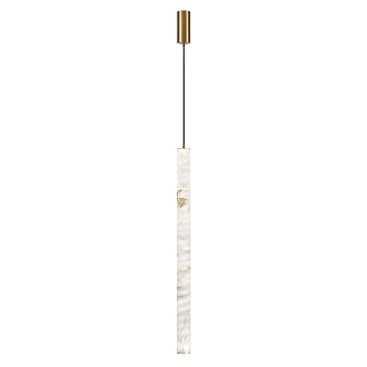 Подвесной светильник 6*150 см, 1 LED*15W, 3000 К, Odeon Light Marbella, латунь 6674/20L
